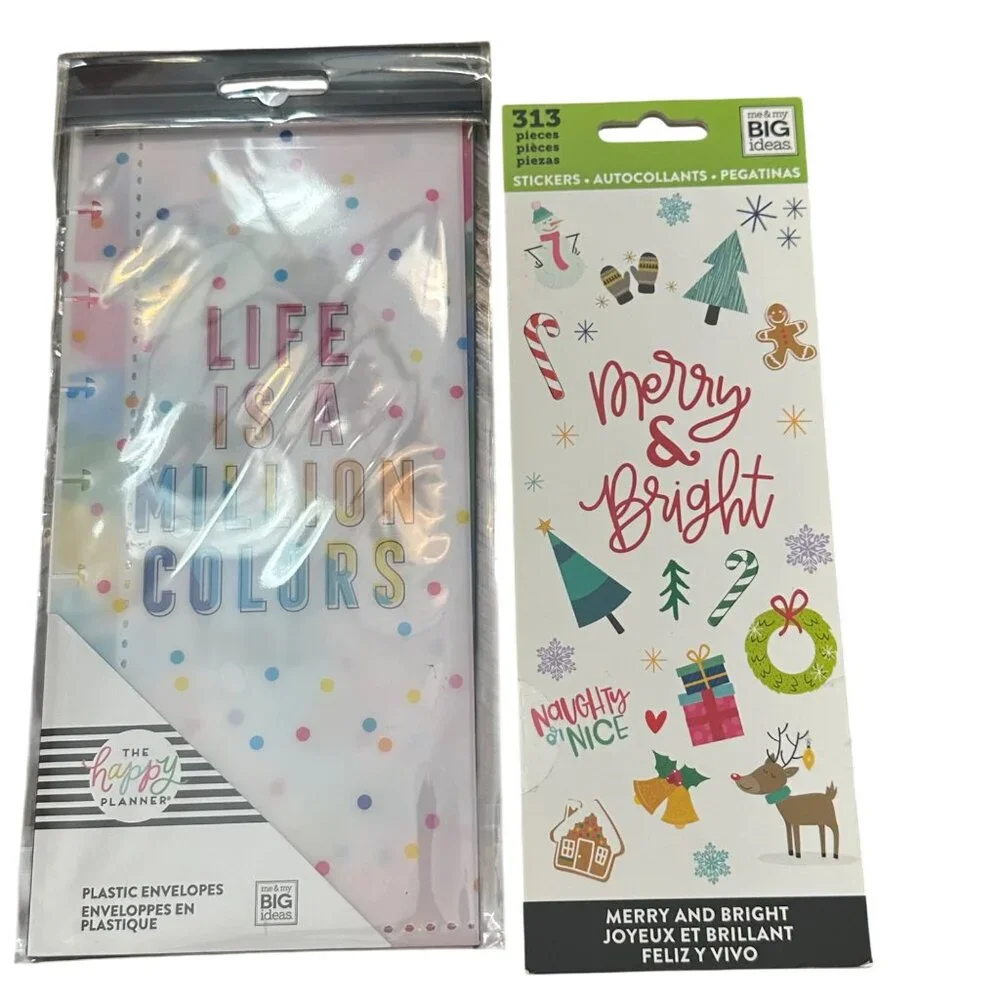 The Happy Planner Sticker Book Lot Mixed Scrapbooking Crafts Planning Holiday